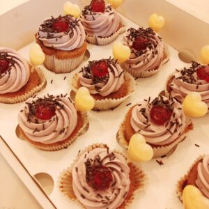 Cherry Eierlikör Cupcakes