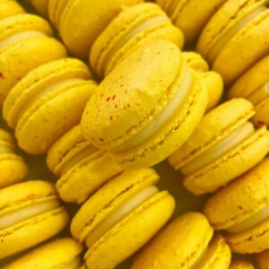 Passionsfrucht macarons