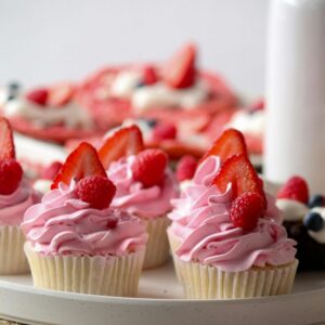 Erdbeer Cupcakes