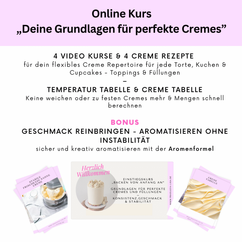 Onlinekurs perfekte Cremes
